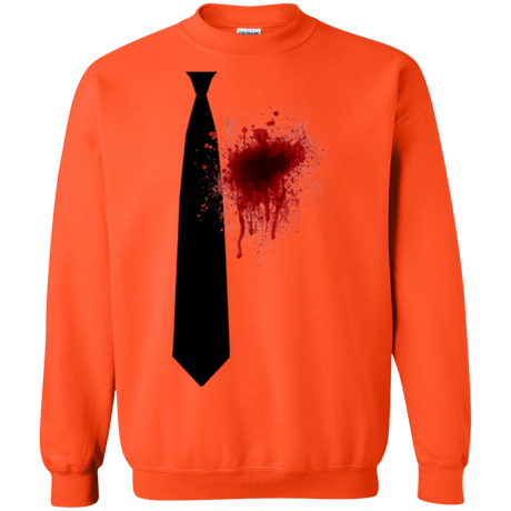 Sweatshirts Orange / Small Butcher tie Crewneck Sweatshirt