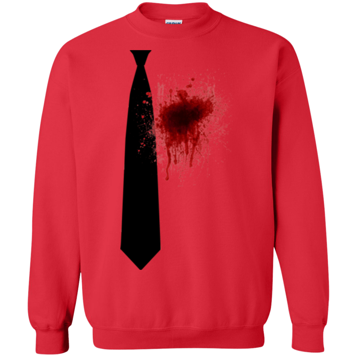 Sweatshirts Red / Small Butcher tie Crewneck Sweatshirt