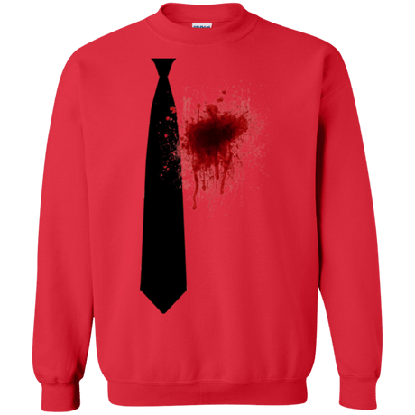 Sweatshirts Red / Small Butcher tie Crewneck Sweatshirt