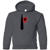 Sweatshirts Charcoal / YS Butcher tie Youth Hoodie