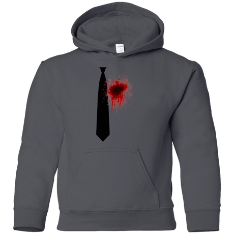 Sweatshirts Charcoal / YS Butcher tie Youth Hoodie