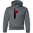 Sweatshirts Dark Heather / YS Butcher tie Youth Hoodie