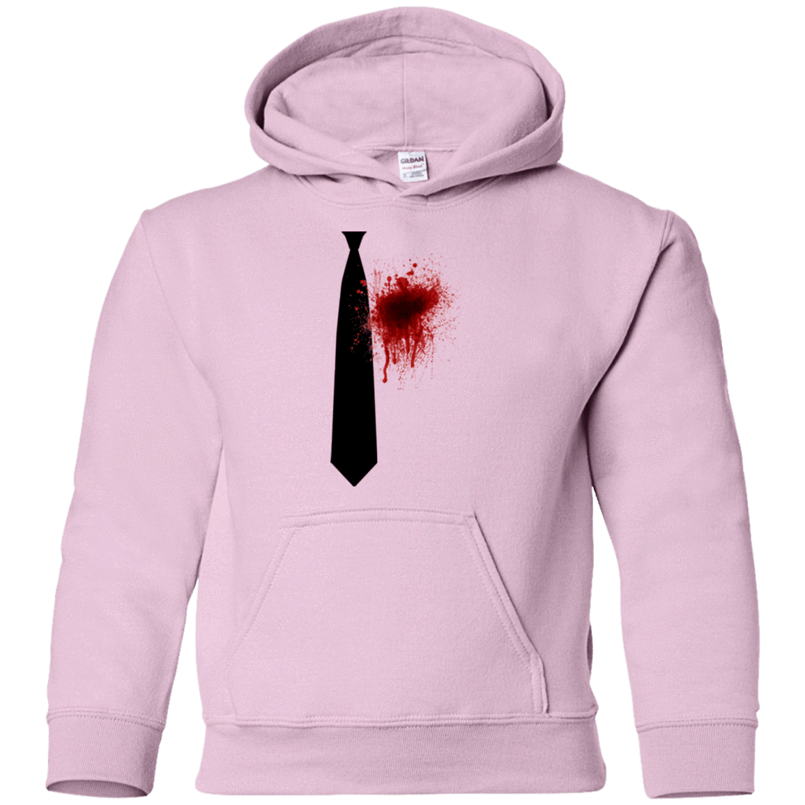 Sweatshirts Light Pink / YS Butcher tie Youth Hoodie