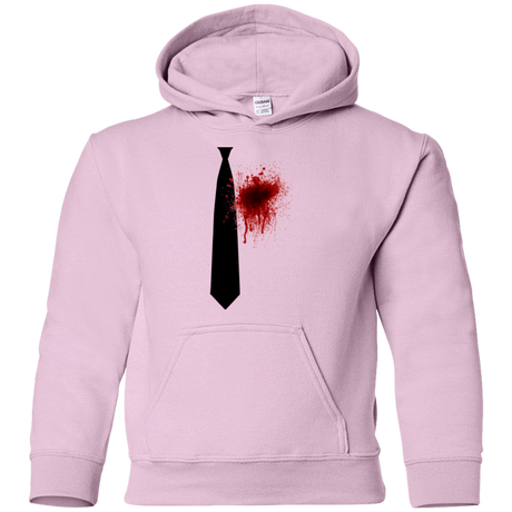 Sweatshirts Light Pink / YS Butcher tie Youth Hoodie