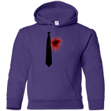 Sweatshirts Purple / YS Butcher tie Youth Hoodie