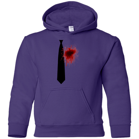 Sweatshirts Purple / YS Butcher tie Youth Hoodie
