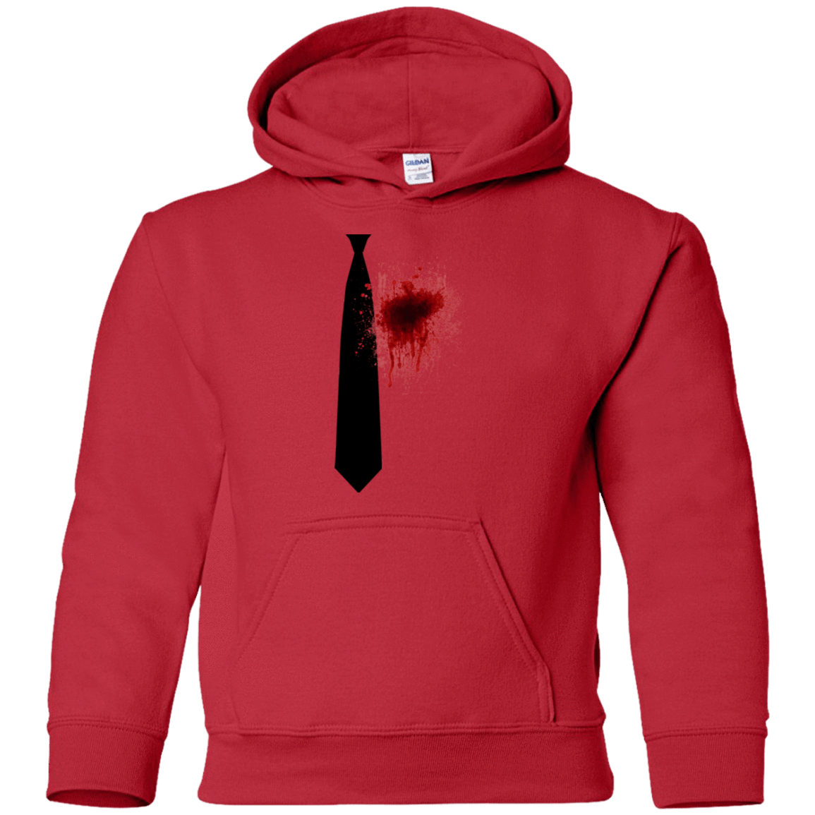 Sweatshirts Red / YS Butcher tie Youth Hoodie