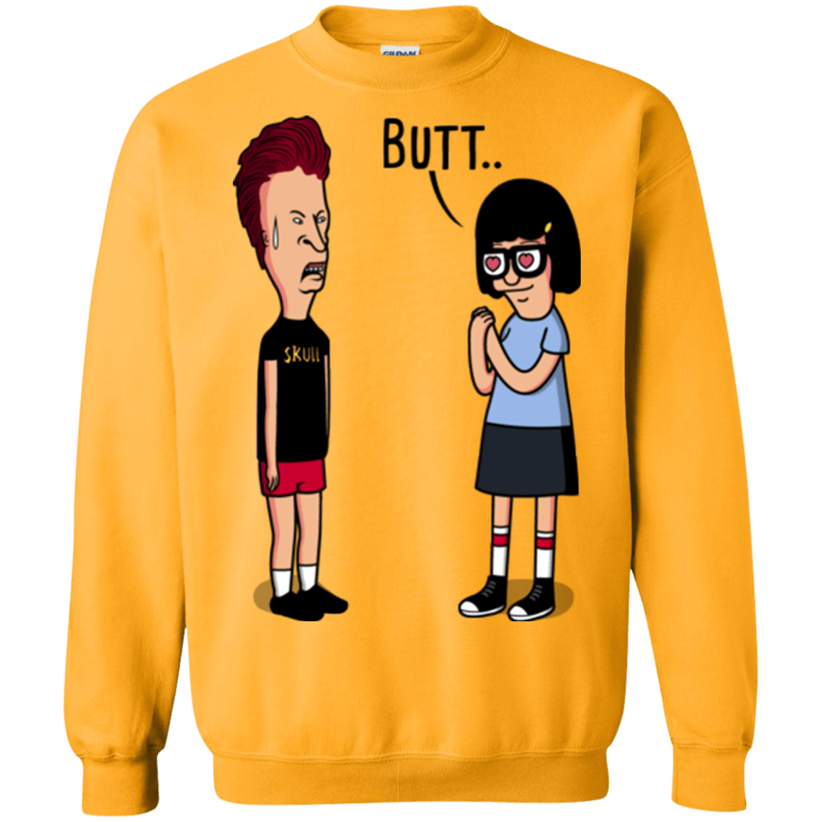 Sweatshirts Gold / S butt.. Crewneck Sweatshirt
