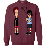 Sweatshirts Maroon / S butt.. Crewneck Sweatshirt