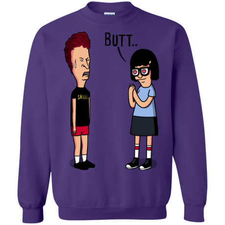Sweatshirts Purple / S butt.. Crewneck Sweatshirt