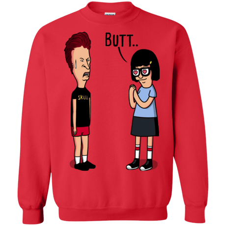 Sweatshirts Red / S butt.. Crewneck Sweatshirt