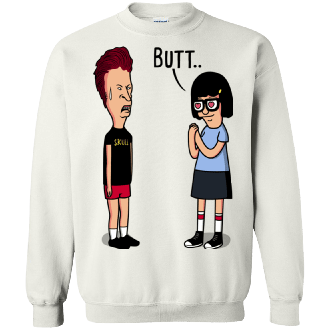 Sweatshirts White / S butt.. Crewneck Sweatshirt