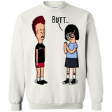 Sweatshirts White / S butt.. Crewneck Sweatshirt