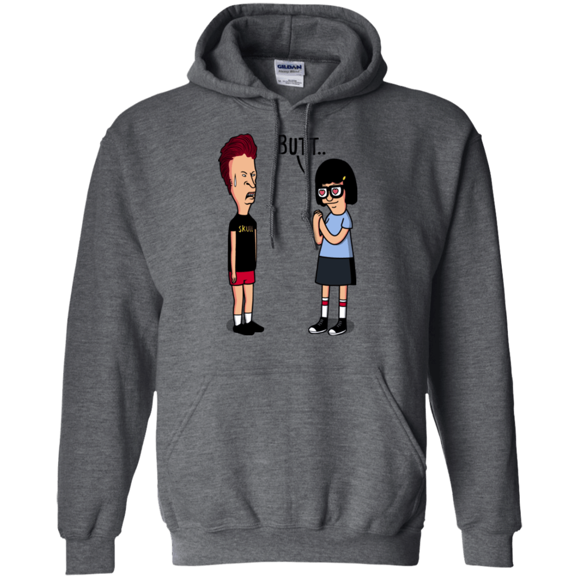 Sweatshirts Dark Heather / S butt.. Pullover Hoodie