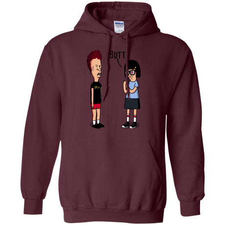 Sweatshirts Maroon / S butt.. Pullover Hoodie