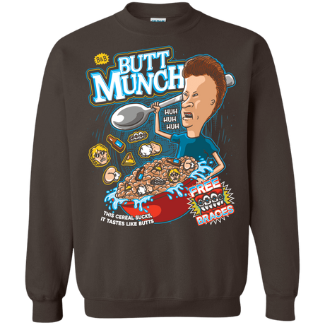 Sweatshirts Dark Chocolate / S Buttmunch Cereal Crewneck Sweatshirt