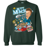 Sweatshirts Forest Green / S Buttmunch Cereal Crewneck Sweatshirt