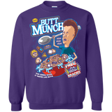 Sweatshirts Purple / S Buttmunch Cereal Crewneck Sweatshirt