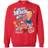 Sweatshirts Red / S Buttmunch Cereal Crewneck Sweatshirt