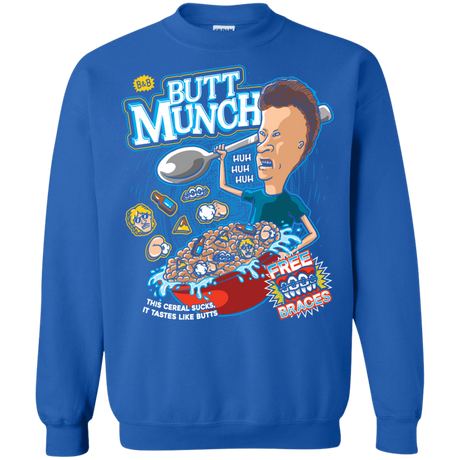 Sweatshirts Royal / S Buttmunch Cereal Crewneck Sweatshirt