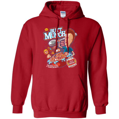 Sweatshirts Red / S Buttmunch Cereal Pullover Hoodie