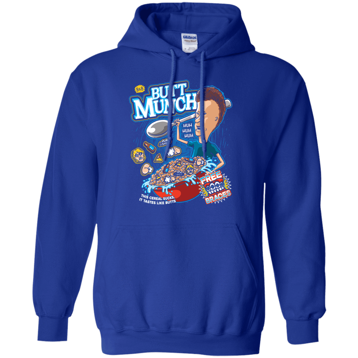 Sweatshirts Royal / S Buttmunch Cereal Pullover Hoodie
