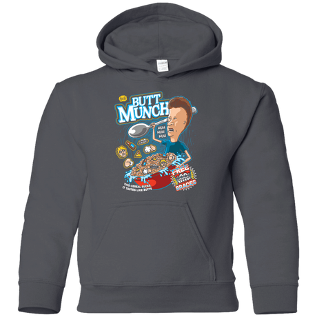 Sweatshirts Charcoal / YS Buttmunch Cereal Youth Hoodie