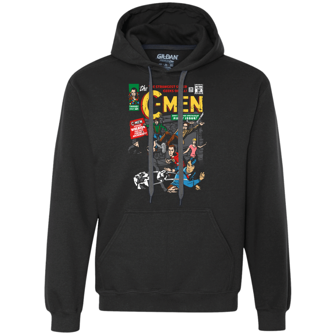 Sweatshirts Black / S C-Men Premium Fleece Hoodie