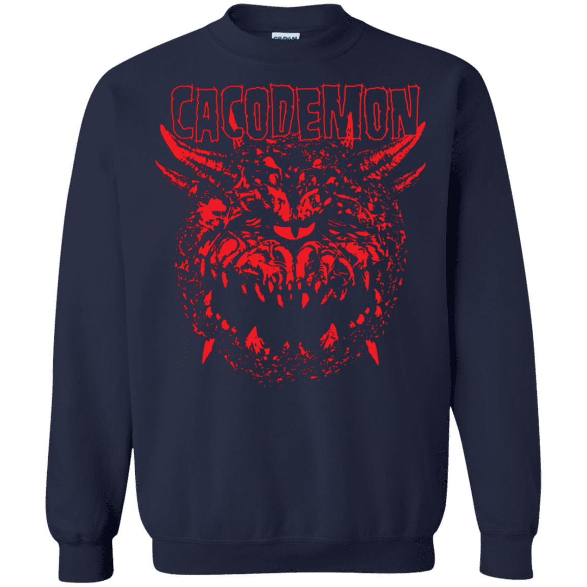 Sweatshirts Navy / S Cacodemon Crewneck Sweatshirt