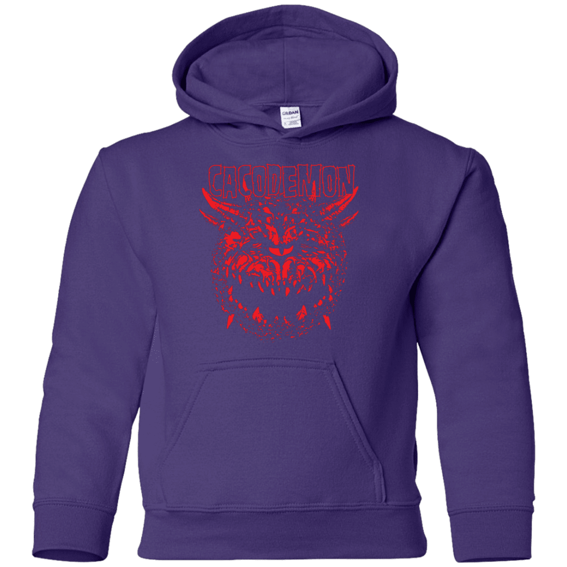 Sweatshirts Purple / YS Cacodemon Youth Hoodie