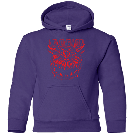 Sweatshirts Purple / YS Cacodemon Youth Hoodie