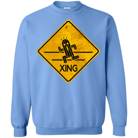 Sweatshirts Carolina Blue / Small Cactuar Crossing Crewneck Sweatshirt