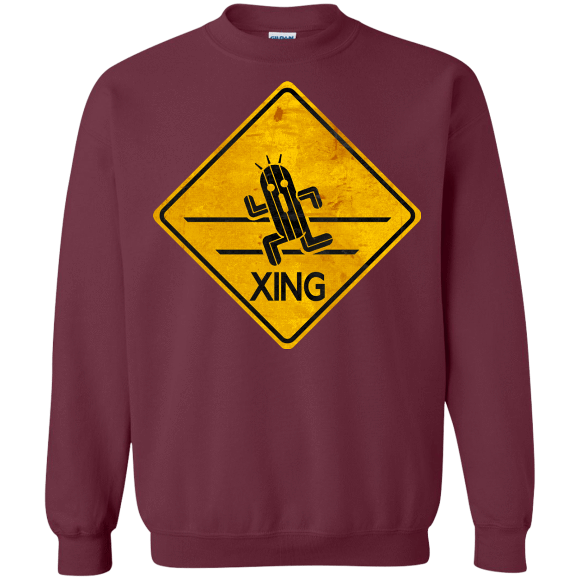 Sweatshirts Maroon / Small Cactuar Crossing Crewneck Sweatshirt
