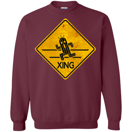 Sweatshirts Maroon / Small Cactuar Crossing Crewneck Sweatshirt