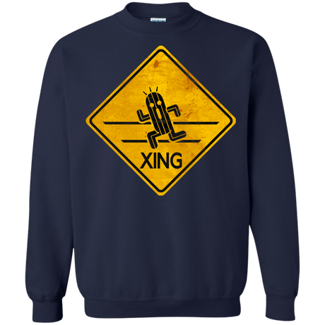 Sweatshirts Navy / Small Cactuar Crossing Crewneck Sweatshirt