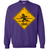 Sweatshirts Purple / Small Cactuar Crossing Crewneck Sweatshirt