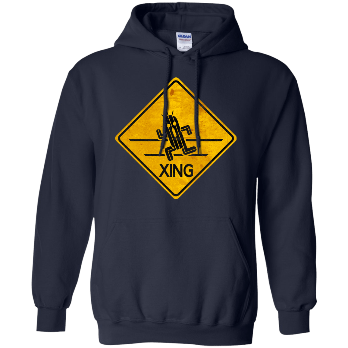 Sweatshirts Navy / Small Cactuar Crossing Pullover Hoodie