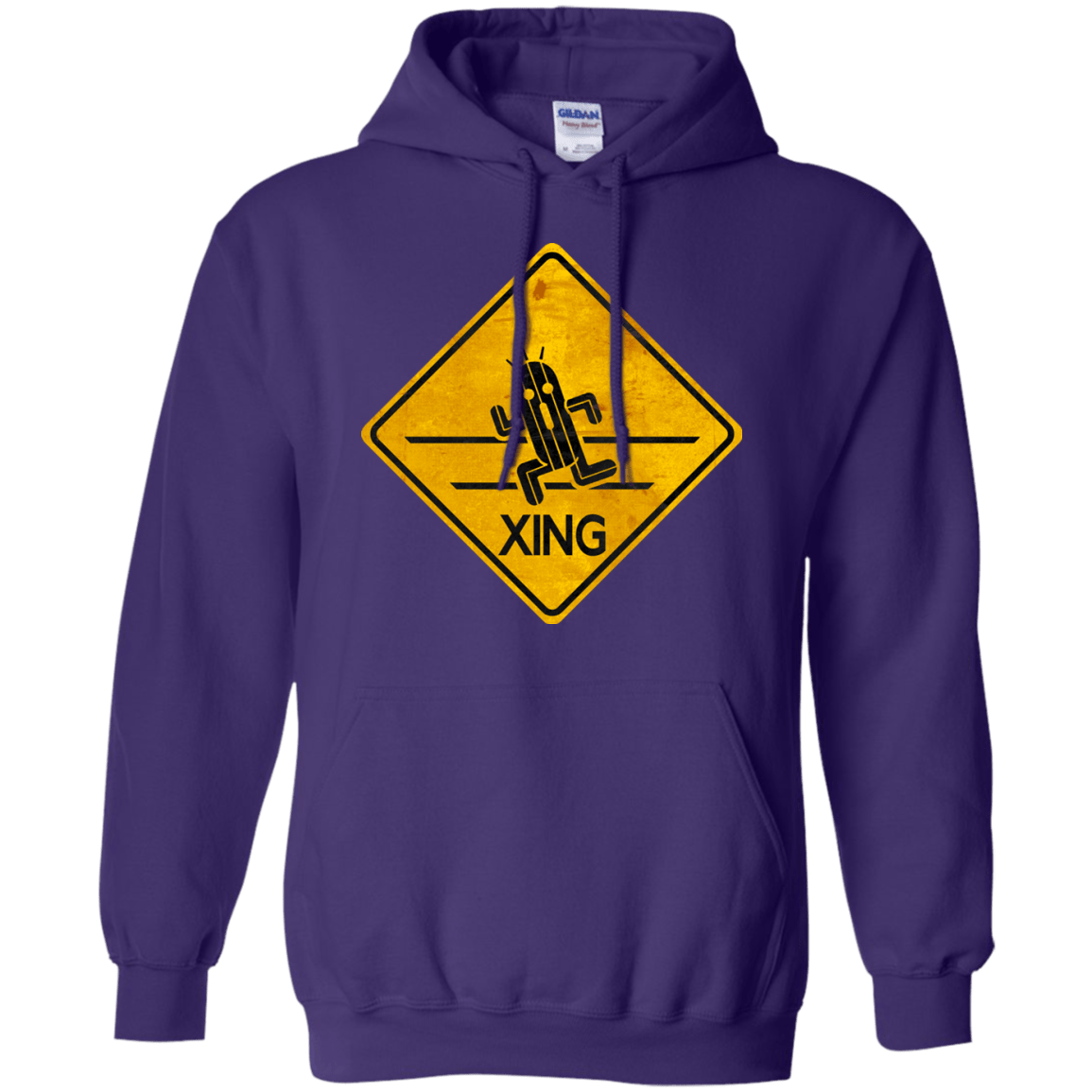 Sweatshirts Purple / Small Cactuar Crossing Pullover Hoodie