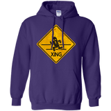 Sweatshirts Purple / Small Cactuar Crossing Pullover Hoodie