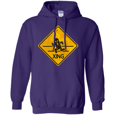 Sweatshirts Purple / Small Cactuar Crossing Pullover Hoodie