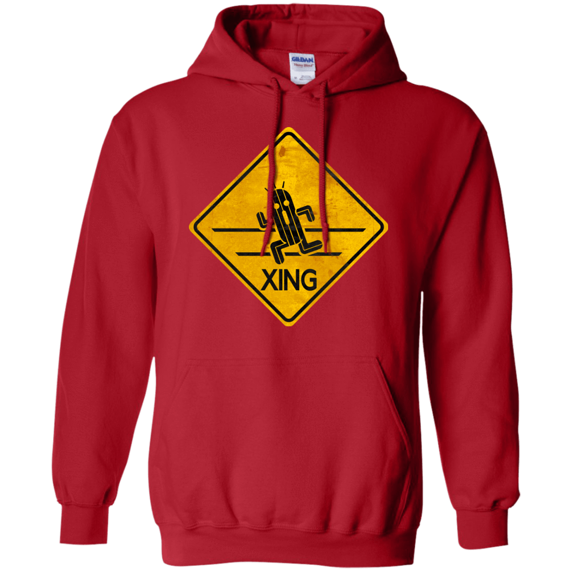 Sweatshirts Red / Small Cactuar Crossing Pullover Hoodie