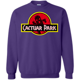 Sweatshirts Purple / Small Cactuar Park Crewneck Sweatshirt