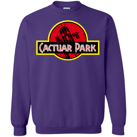 Sweatshirts Purple / Small Cactuar Park Crewneck Sweatshirt