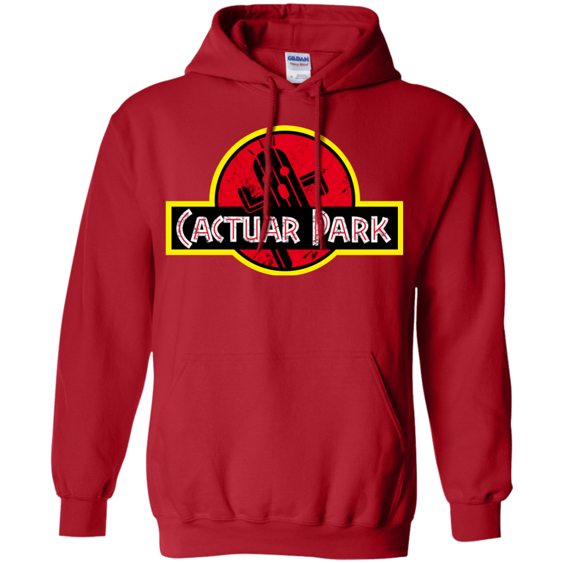 Sweatshirts Red / Small Cactuar Park Pullover Hoodie