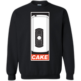 Sweatshirts Black / Small Cake is a Lie Crewneck Sweatshirt