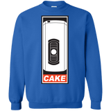 Sweatshirts Royal / Small Cake is a Lie Crewneck Sweatshirt