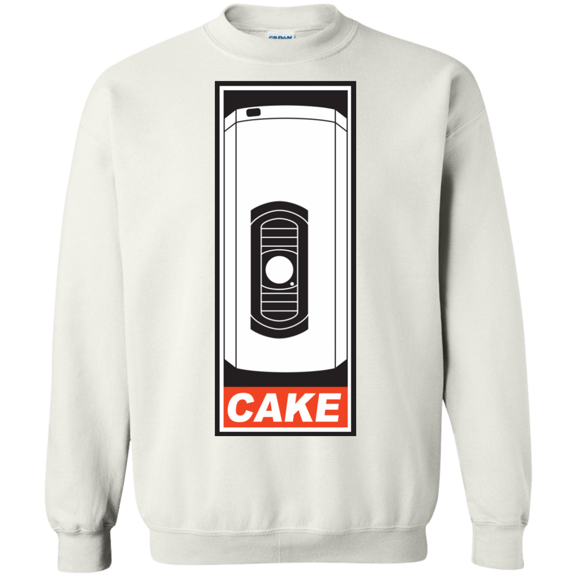 Sweatshirts White / Small Cake is a Lie Crewneck Sweatshirt