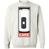 Sweatshirts White / Small Cake is a Lie Crewneck Sweatshirt
