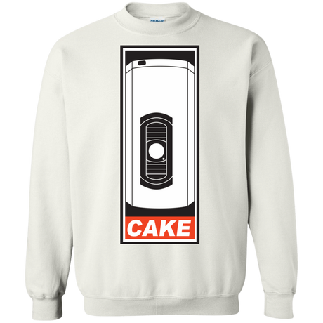 Sweatshirts White / Small Cake is a Lie Crewneck Sweatshirt