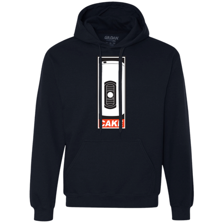 Sweatshirts Navy / Small Cake is a Lie Premium Fleece Hoodie